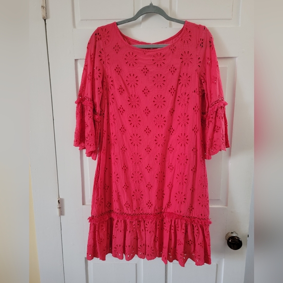 Anthropologie Dani Eyelet Lace Dress - Picture 4 of 9